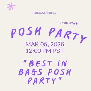 Co-hosting the "Best in Bags Posh Party" on Mar 05, 2026 12:00 PM PST